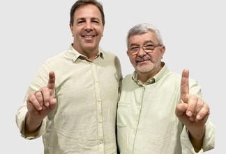 Cláudio Delicato e Edson Damas eram candidatos pela chapa 01. (Foto: reprodução)