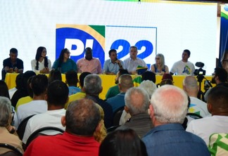 Pré-candidatos do PL estiveram em evento do partido nesta sexta-feira, em hotel de Boa Vista (Foto: Nilzete Franco/FolhaBV)
