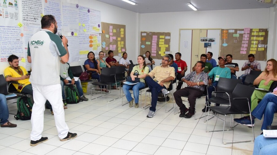 De forma privada, o encontro ocorreu no Bloco IGEO, na Universidade Federal de Roraima. (Nilzete Franco/Folha BV)
