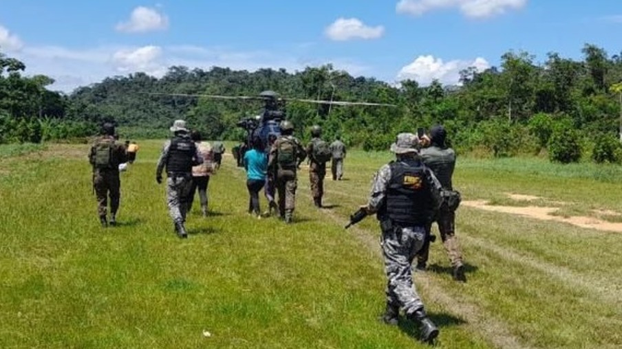 Forças Armadas em atuação em Roraima (Foto: Divulgação/Forças Armadas)