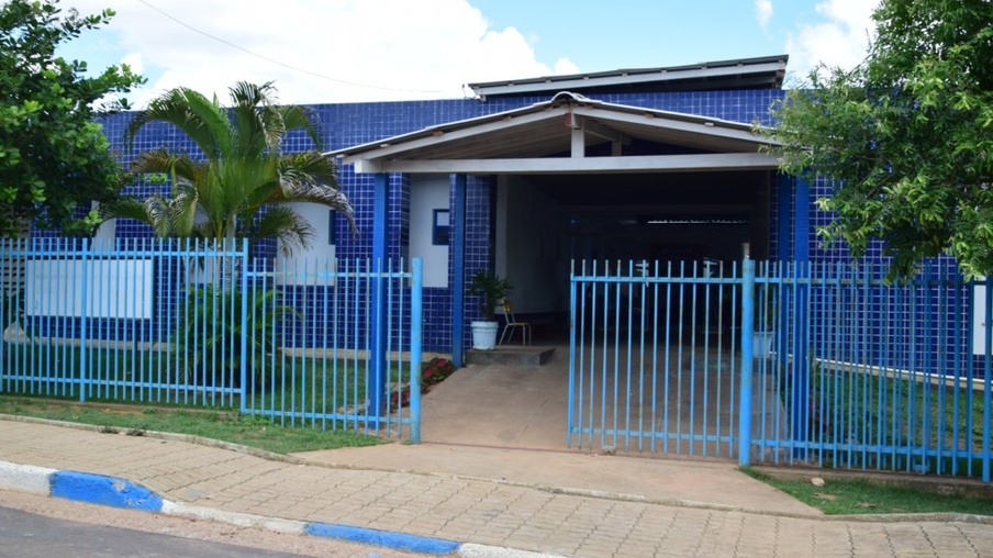 Escola municipal Mi Vó, em Alto Alegre (Foto: Nilzete Franco/FolhaBV)