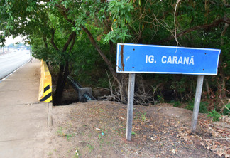 O igarapé Caranã está localizado no bairro União. (Foto: Nilzete Franco/FolhaBV)