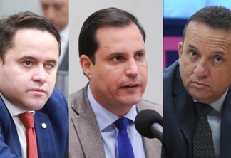 Os deputados federais por Roraima, Gabriel Mota, Nicoletti e Pastor Diniz (Fotos: Câmara dos Deputados)