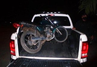A motocicleta foi encaminhada no 5º Distrito Policial para ser devolvida ao proprietário - Foto: Aldenio Soares