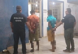 A dupla foi autuada em flagrante e teve a prisão preventiva decretada - Foto: Divulgação/PCRR