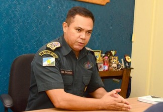 Coronel Elias Santana assumiu o comando da PMRR durante a intervenção federal em dezembro de 2018 - Foto: Nilzete Franco/FolhaBV