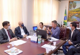 Acordo foi feito durante videoconferência com o governador Antonio Denarium (Foto: Secom-RR)