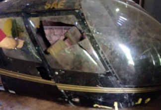 Possível acidente envolve helicóptero utilizado no garimpo (Foto: Divulgação/Arquivo)