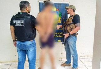 O suspeito foi preso quando os policiais faziam reconhecimento dos locais de votação da cidade (Foto: Divulgação/Polícia Civil)