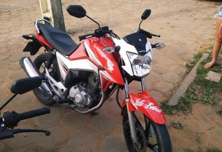 O bandido anunciou a venda da motocicleta por R$ 3.500 (Foto: Aldenio Soares)