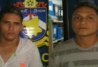 Jucivan de Magalhães e Jandson Magalhães foram presos anteontem (Foto: Divulgação)