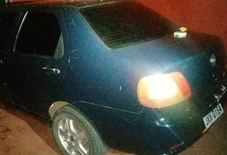 Segundo a Polícia, o carro foi usado durante o homicídio de um homem no dia 13 de setembro, no bairro Sílvio Botelho (Foto: Divulgação)