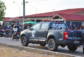 Mil policiais militares trabalharam no primeiro turno das Eleições 2018 (Foto: Wenderson Cabral/Folha BV)