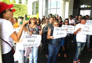 A mobilização conta com a participação de centenas de pessoas. (Foto: Priscila Torres/FolhaBV)