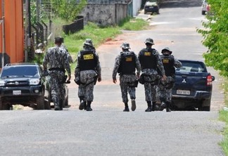 Permanência de homens da Força Nacional foi garantida graças a prorrogação da GLO (Foto: Wenderson Cabral/Folha BV)