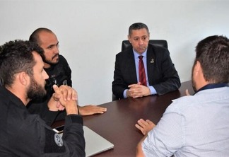Presidente da OAB-RR, Ednaldo Vidal, reuniu com a coordenação da FTIP para definir mudanças no atendimento aos internos da Pamc (Foto: Ascom OAB-RR)