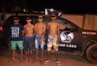 Os criminosos foram levados para a Delegacia de Rorainópolis (Foto: Divulgação)