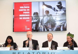 O relatório foi divulgado na sede da Conferência Nacional dos Bispos do Brasil (CNBB), em Brasília-DF (Foto: CNBB)
