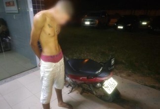 A moto foi roubada um dia antes do menor ser detido (Foto: Aldenio Soares)