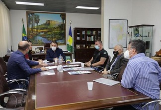 Demanda foi apresentada durante reunião entre poder Executivo e Judiciário (Foto: TJRR)