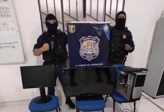 Todo material foi recolhido foi apresentado a Delegacia de Polícia do município (Foto: Divulgação)