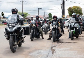 Motociclistas chegaram a Boa Vista na manhã deste sábado (Foto: Nilzete Franco/FolhaBV)