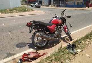 O motociclista precisou ser encaminhado ao HGR (Foto: Divulgação)