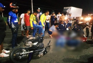 O acidente ocorreu no cruzamento das avenidas Centenário com a Brasil, onde no local existe um semáforo. (Foto: Divulgação)