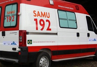A equipe do Samu esteve no local para atender a vítima (Foto: Divulgação)
