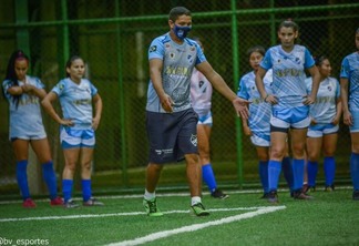 Treinador Willian Duarte  comandou reapresentação do plantel. (Foto: Hélio Garcias - BV Esportes)