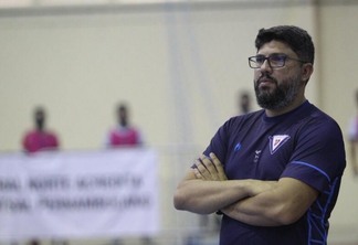 O técnico Osmar Júnior em atuação como técnico do Vivaz (Foto: Arquivo pessoal)