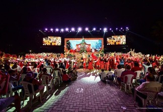 O espetáculo Natal da Paz ocorre neste sábado, 18, às 19h, no palco de eventos do Parque Germano Augusto Sampaio, localizado no bairro Pintolândia. (Foto: Divulgação)