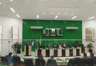 O plenário da Câmara Municipal de Boa Vista nesta terça-feira (Foto: Divulgação)