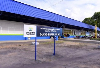 Escola Olavo Brasil Filho existe desde 1996 (Foto: Ayla Grandez/Secom-RR)
