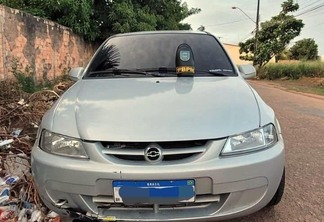 Veículo havia sido roubado no bairro Buritis — Foto: policia militar