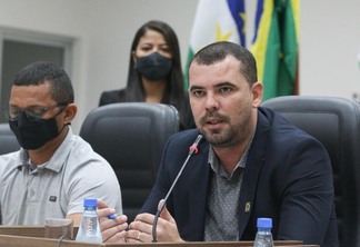 O presidente da Câmara Municipal de Rorainópolis, vereador Adriano Souza (Foto: Tiago Orihuela/SupCom ALE-RR)