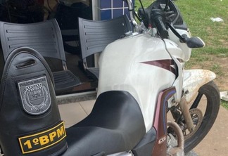 A motocicleta foi roubada na madrugada deste domingo (Foto: Divulgação)