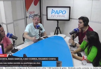 Papo Informal foi ao ar nesta sexta-feira, pela Folha FM (Foto: Reprodução)