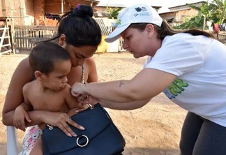  No caso da poliomielite, o público alvo é crianças menores de 1 ano até 4 anos, 11 meses e 29 dias. Estima-se que 63.565 crianças nessa faixa etária sejam vacinadas em Roraima. (Foto: Divulgação)