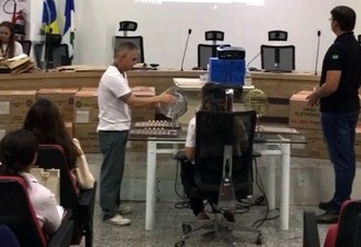 Sorteio ocorreu na manhã deste sábado, 1° de outubro, no plenário do Tribunal Regional Eleitoral de Roraima (Foto: Divulgação)