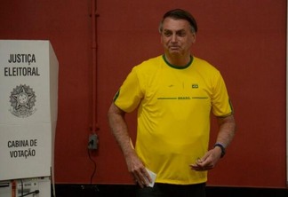 Jair Bolsonaro após votar em São Paulo (Foto: Tomaz Silva/Agência Brasil)
