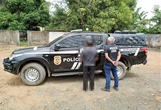 A prisão ocorreu na zona urbana do município de Alto Alegre, e ele não reagiu a ação policial. Em seguida ele será encaminhado à Custódia da Polícia Civil (Foto: Polícia Civil)