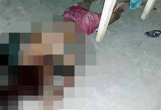A vítima foi encontrada caída no chão e em uma poça de sangue (Foto: Divulgação)