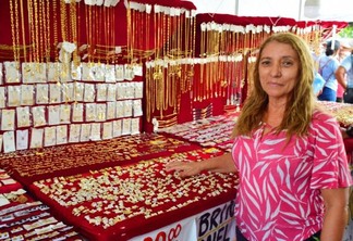 Ana Mendes expõe produtos na Expoferr há 15 anos (Foto: Wenderson Cabral/FolhaBV)