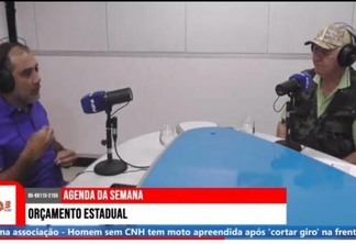 Marcelo Cabral em entrevista ao Agenda da Semana (Foto: Reprodução)