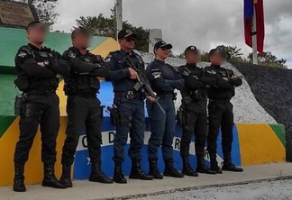 Policiais na fronteira entre o Brasil e a Venezuela (Foto: Divulgação)