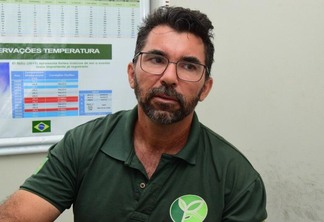 Ramon Dias, meteorologista da Femarh, explicou que está sofrerá os efeitos finais do La Niña- Foto: Nilzete Franco/FolhaBV