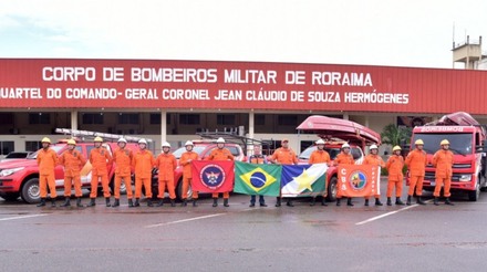 Equipe do Corpo de Bombeiros de Roraima parte em missão de solidariedade ao Rio Grande do Sul