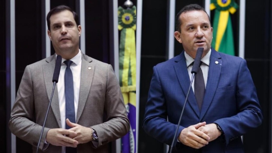 Os deputados federais Nicoletti e Pastor Diniz (Fotos: Bruno Spada e Pablo Valadares/Câmara dos Deputados)