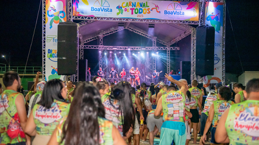 O Carnaval de Boa Vista 2024 acontecerá entre os dias 10 a 13 de fevereiro